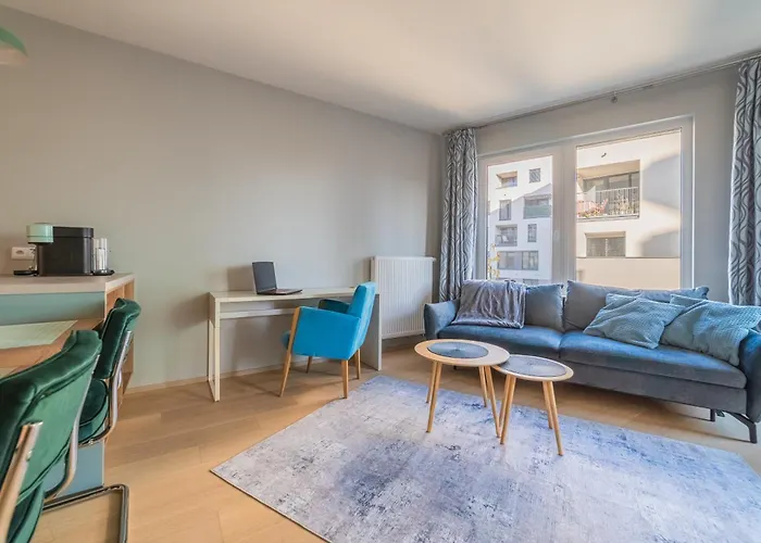 Chic Prague Living At Vista Serenity Apartment With Balcony